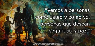 Vemos a personas como usted y como yo, personas que desean seguridad y paz